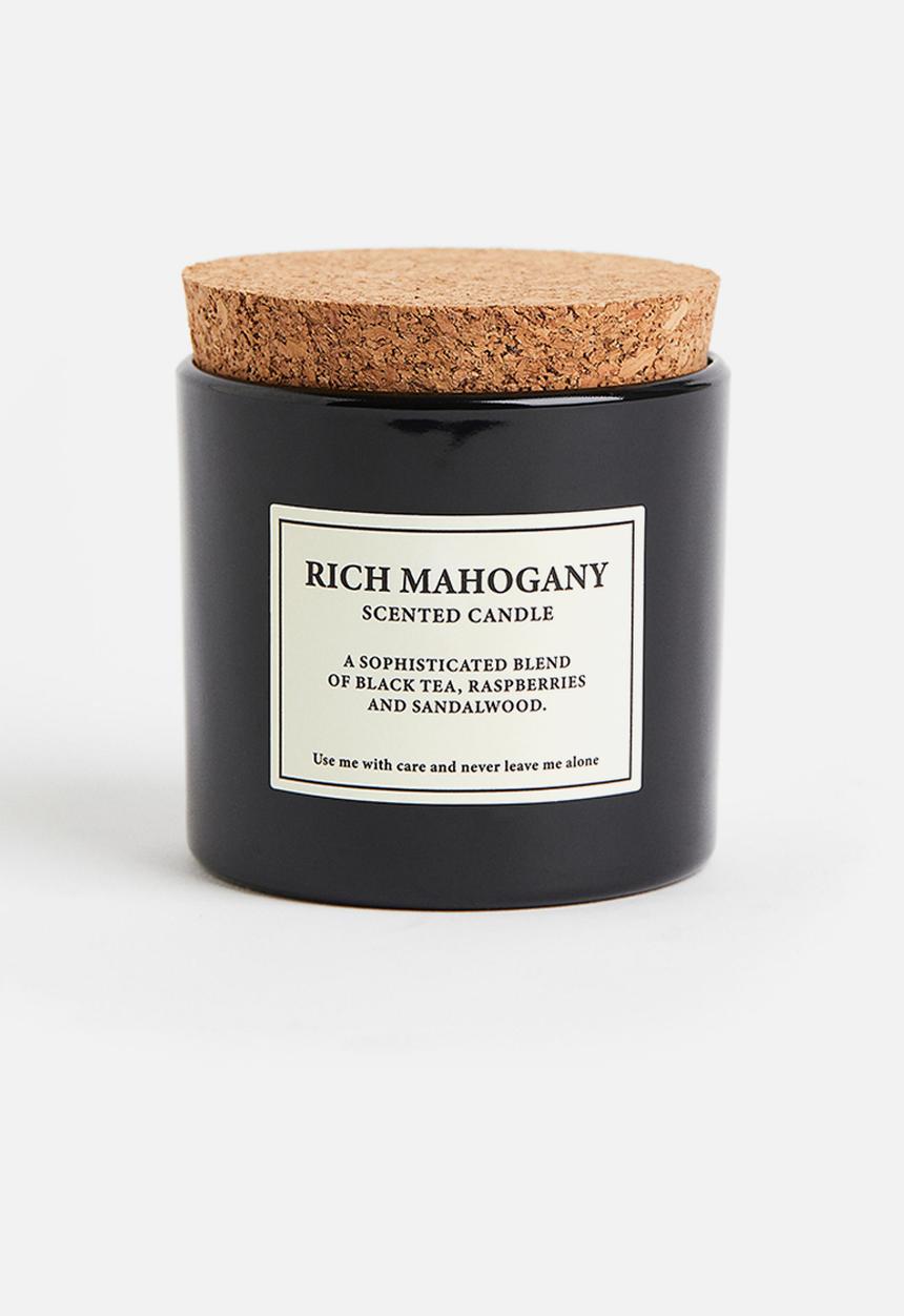 H&M - Cork-lid scented candle - rich mahogany