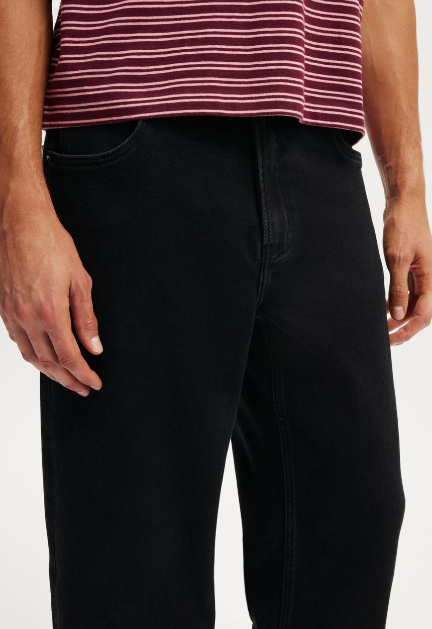 Cotton On - Loose Straight Jean - Roan Black