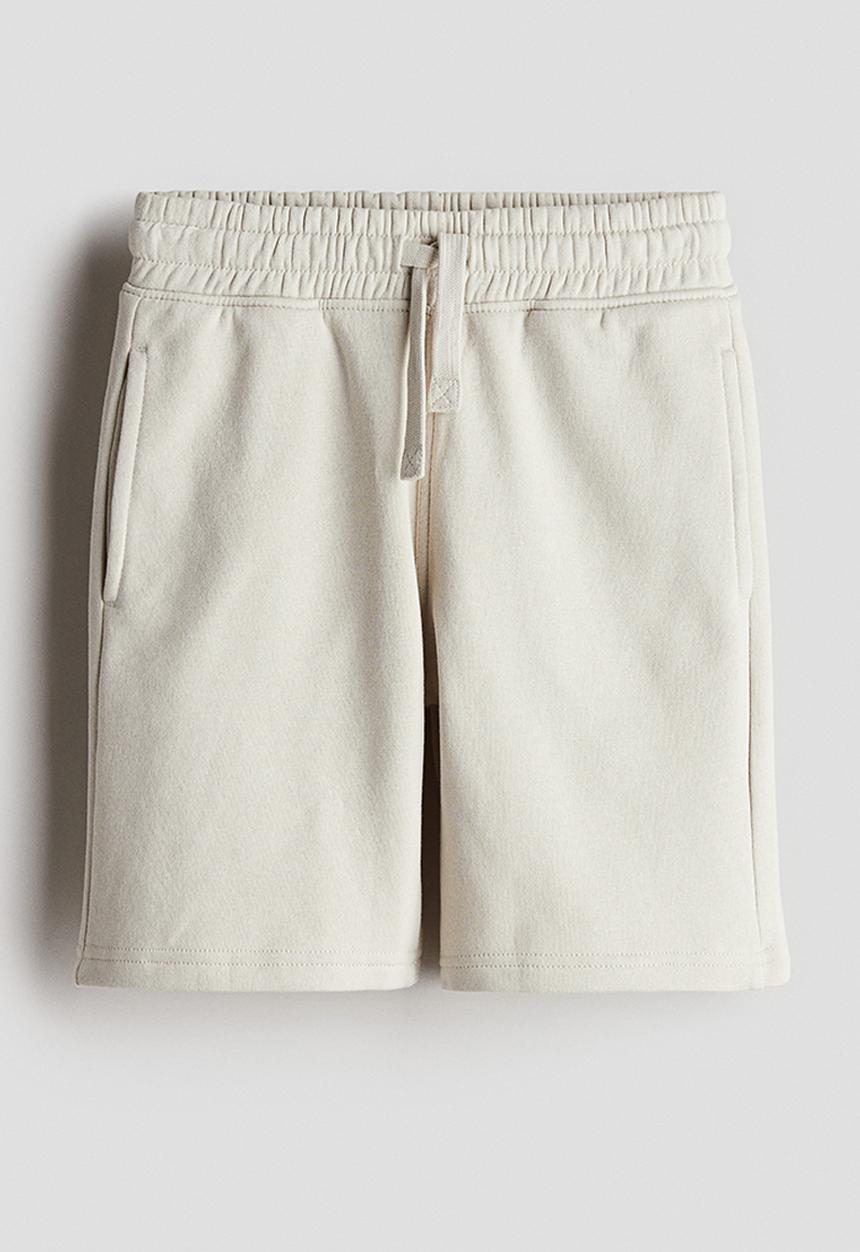H&M - Sweatshirt shorts - light beige
