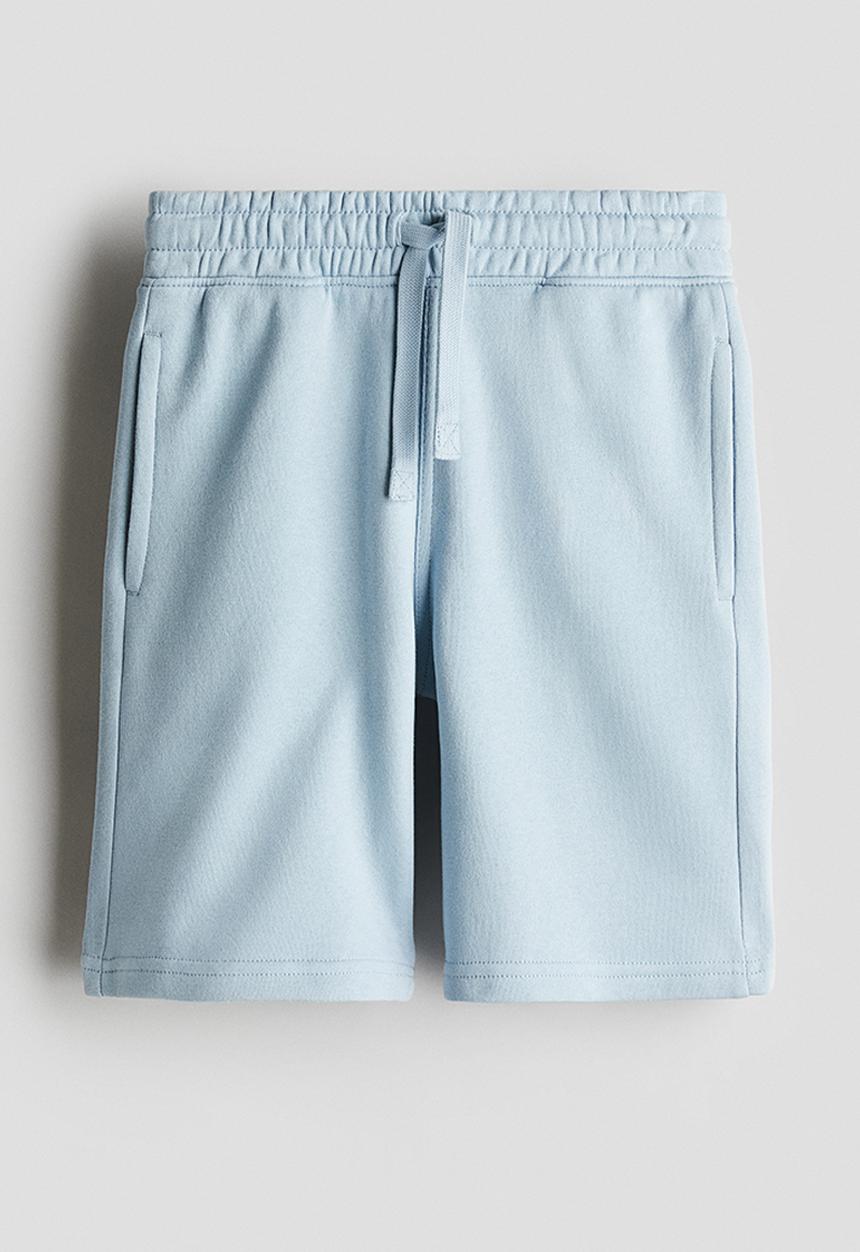 H&M - Sweatshirt shorts - light blue 