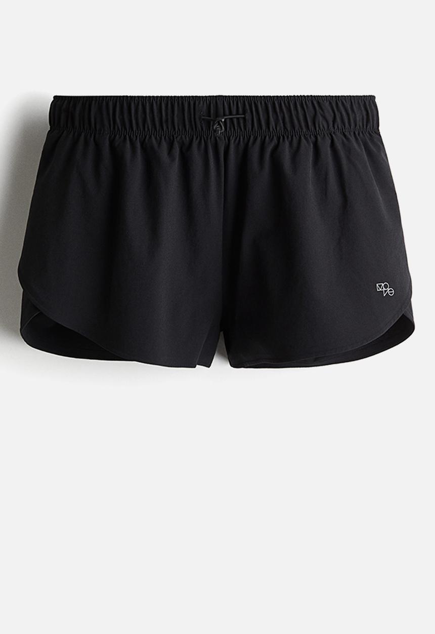H&M - Lightweight sports shorts with drymove™ - black