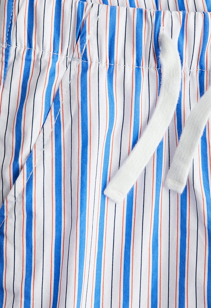 H&M - Cotton shorts - white/blue striped