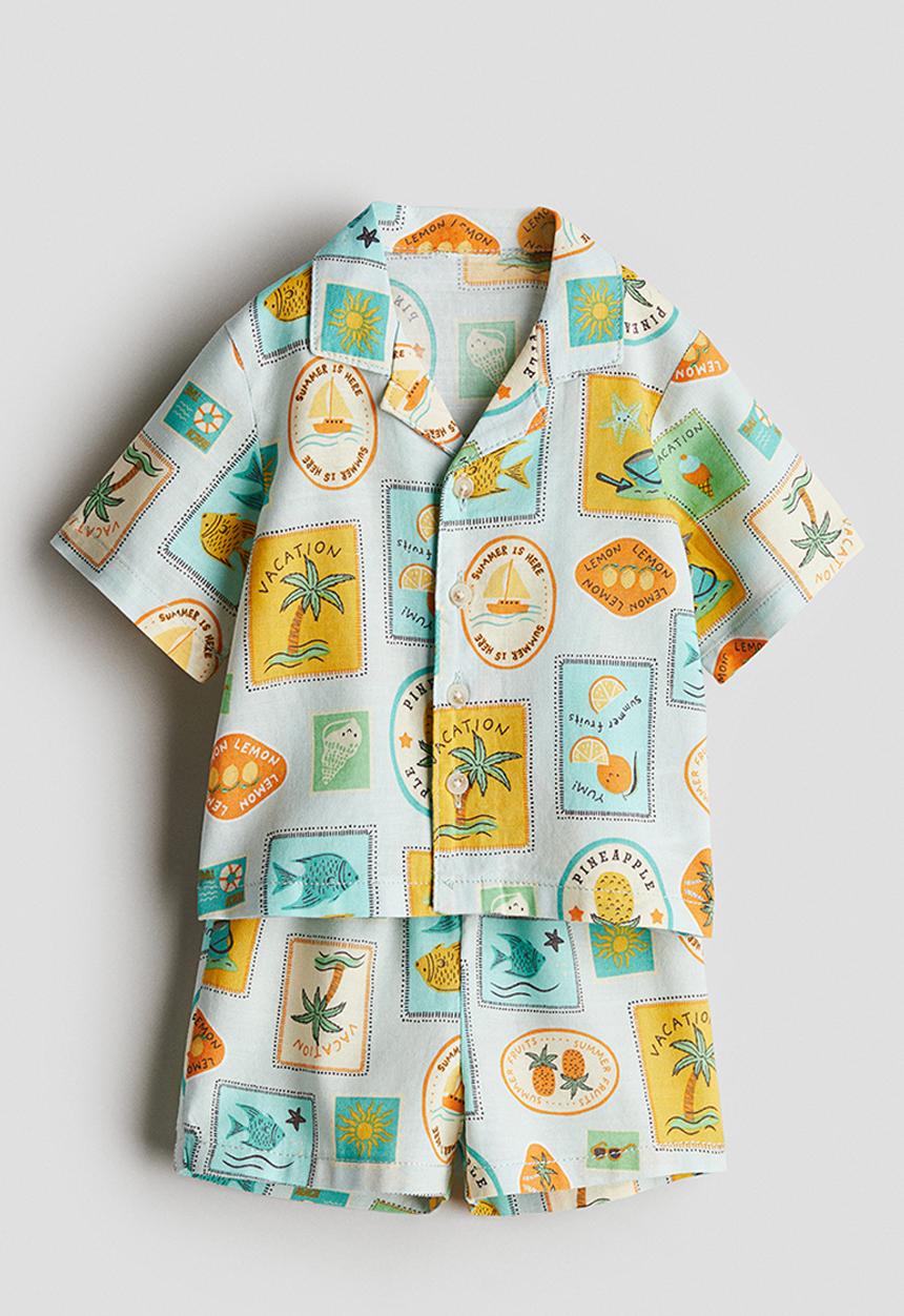 H&M - 2-Piece set - light blue/vacation