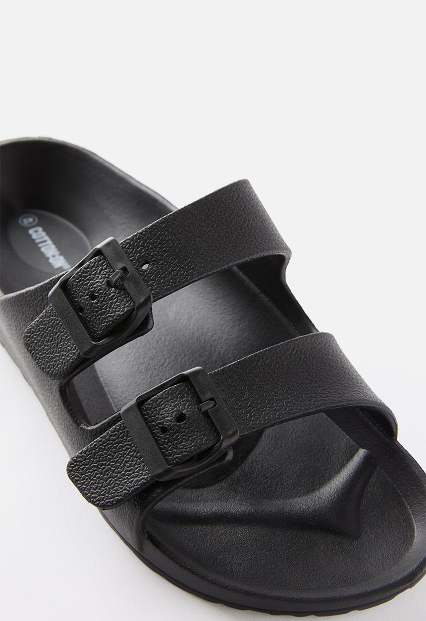 Cotton On - Eva double buckle - black