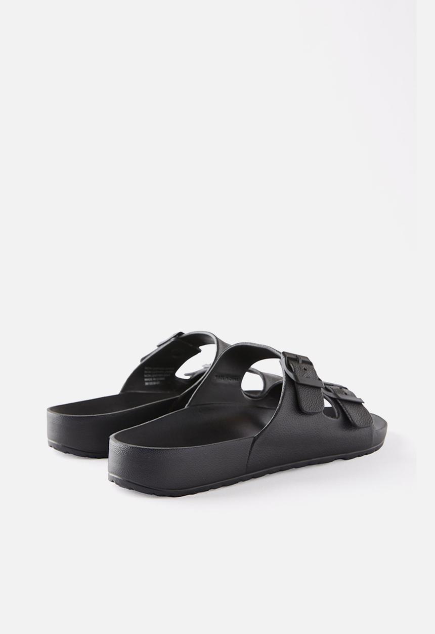 Cotton On - Eva double buckle - black
