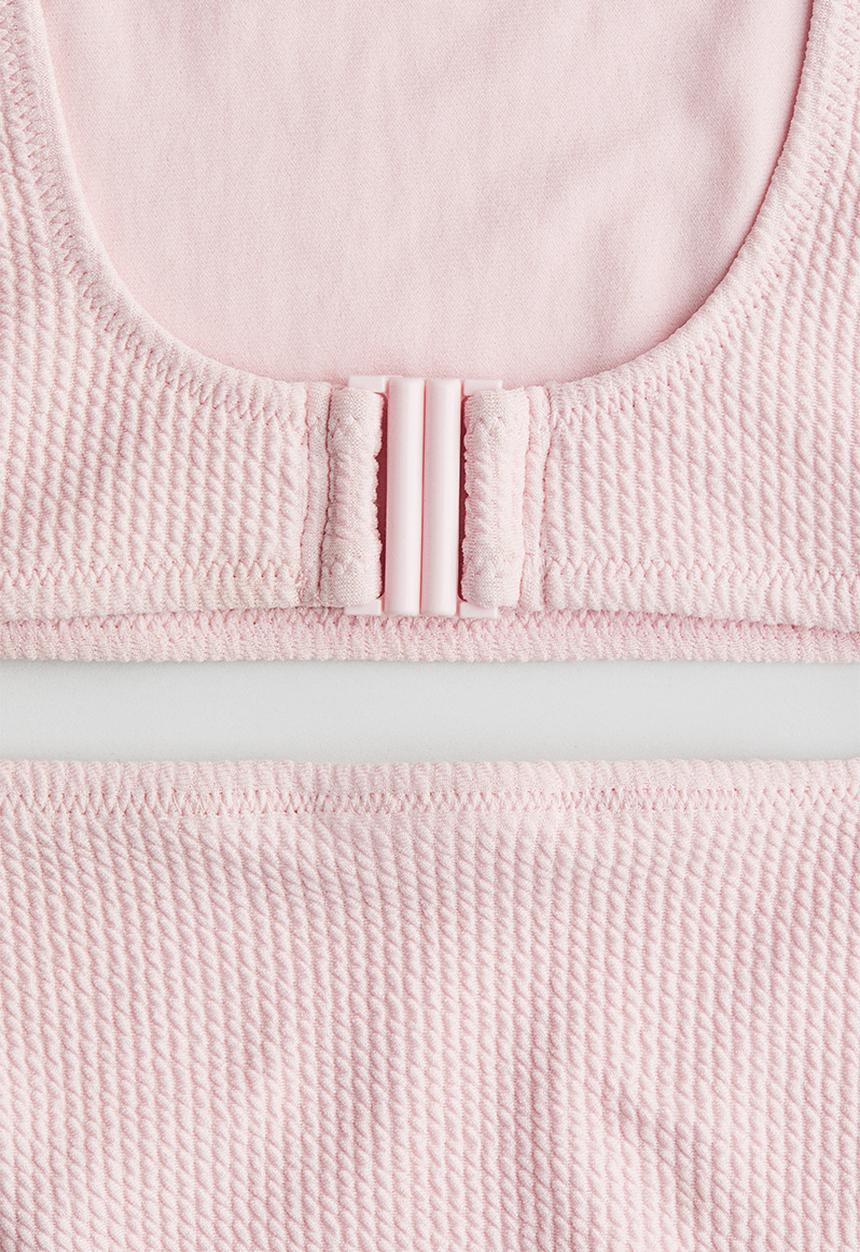H&M - Textured bikini - light pink