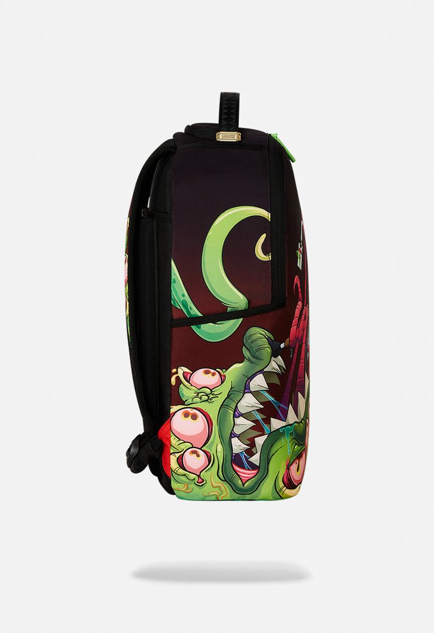 Sprayground - Rick and morty dlxr alien mouth half sharkmouth dlxr backpack - black