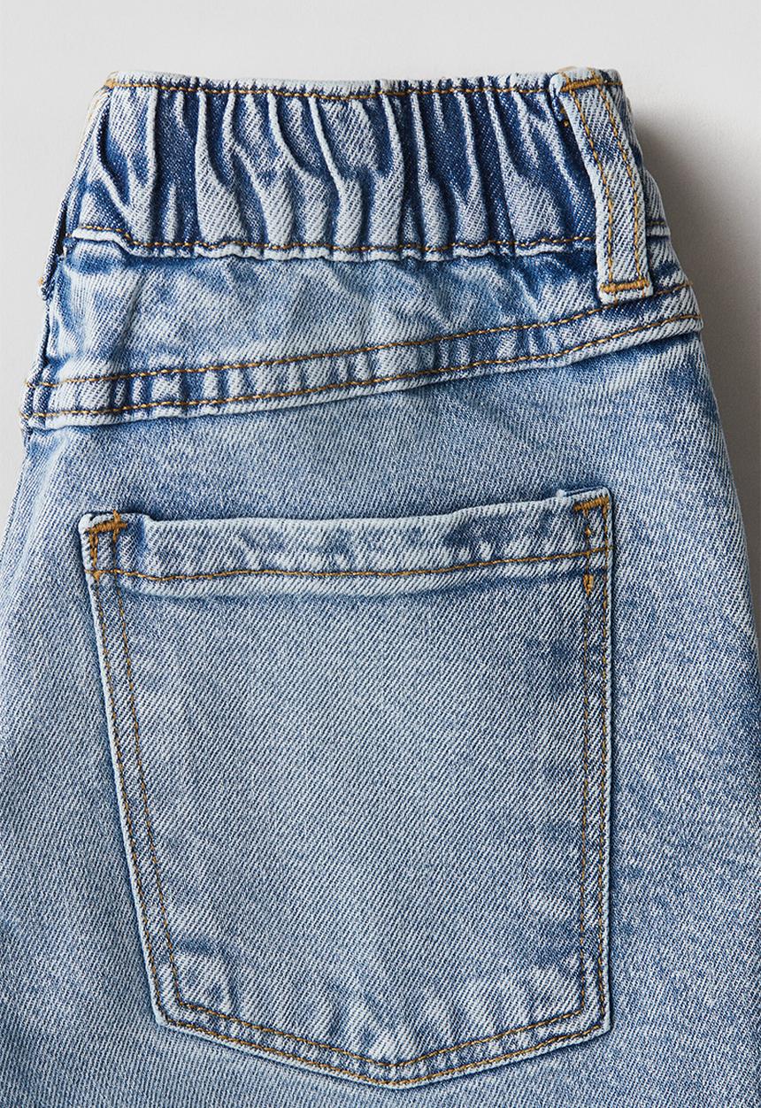 H&M - Loose fit denim shorts - denim blue