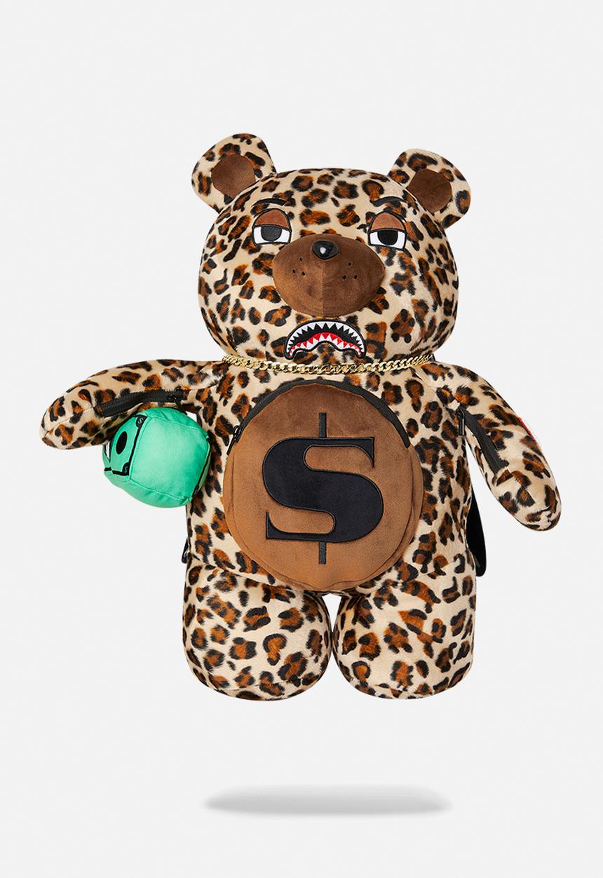 Sprayground - Leopard money bear backpack - brown