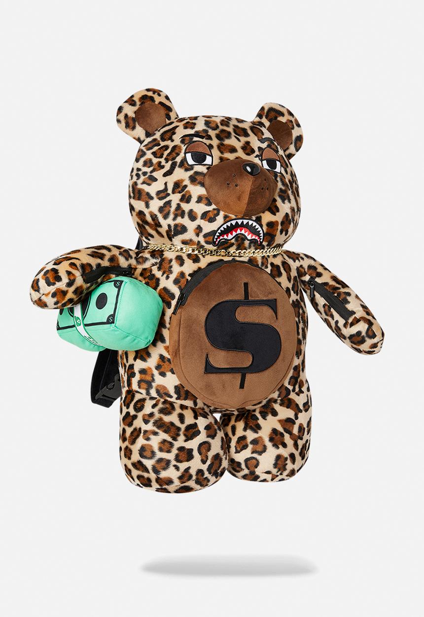 Sprayground - Leopard money bear backpack - brown