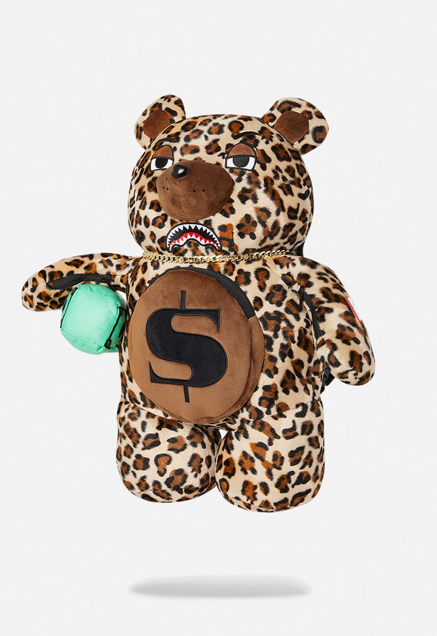 Sprayground - Leopard money bear backpack - brown