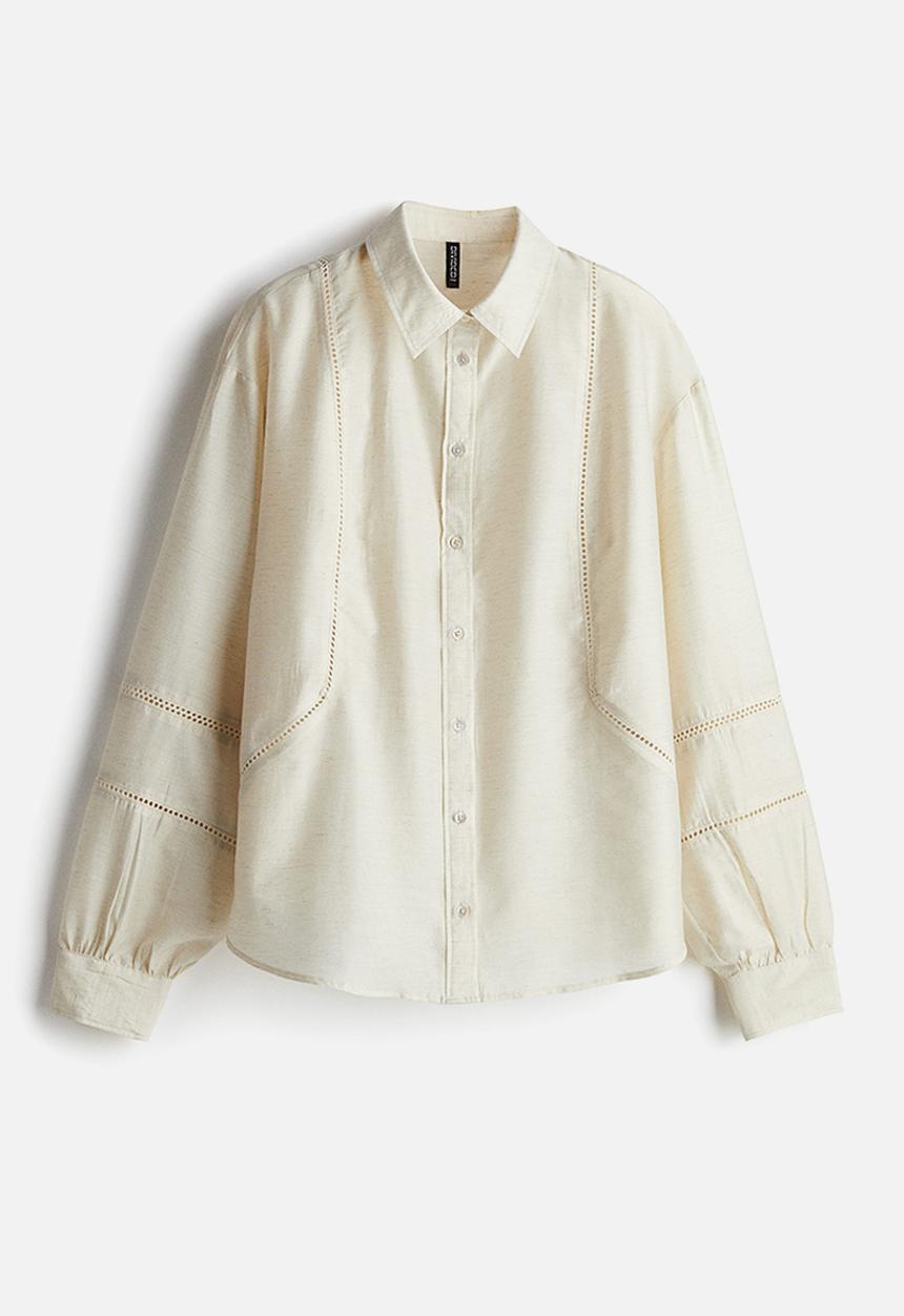 H&M - Airy shirt - light beige