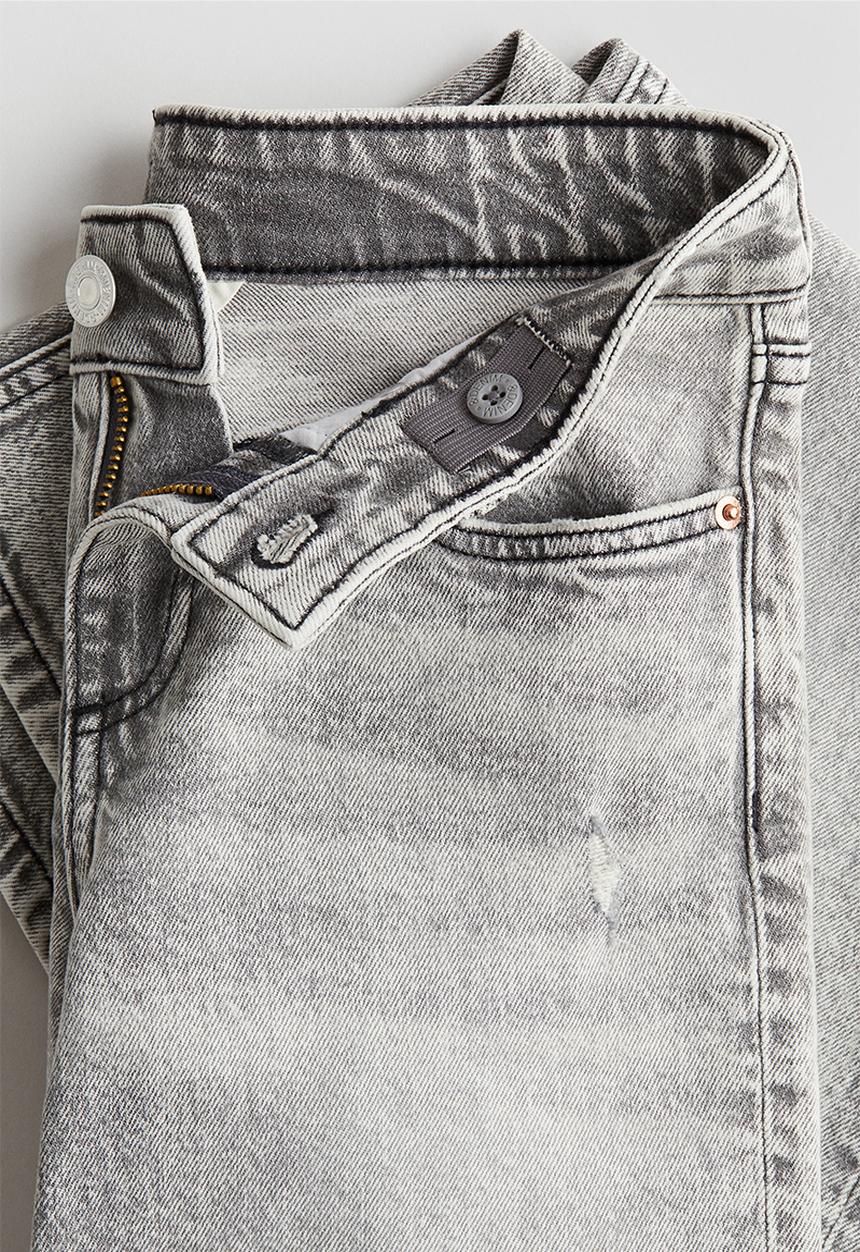 H&M - Straight leg jeans - light grey