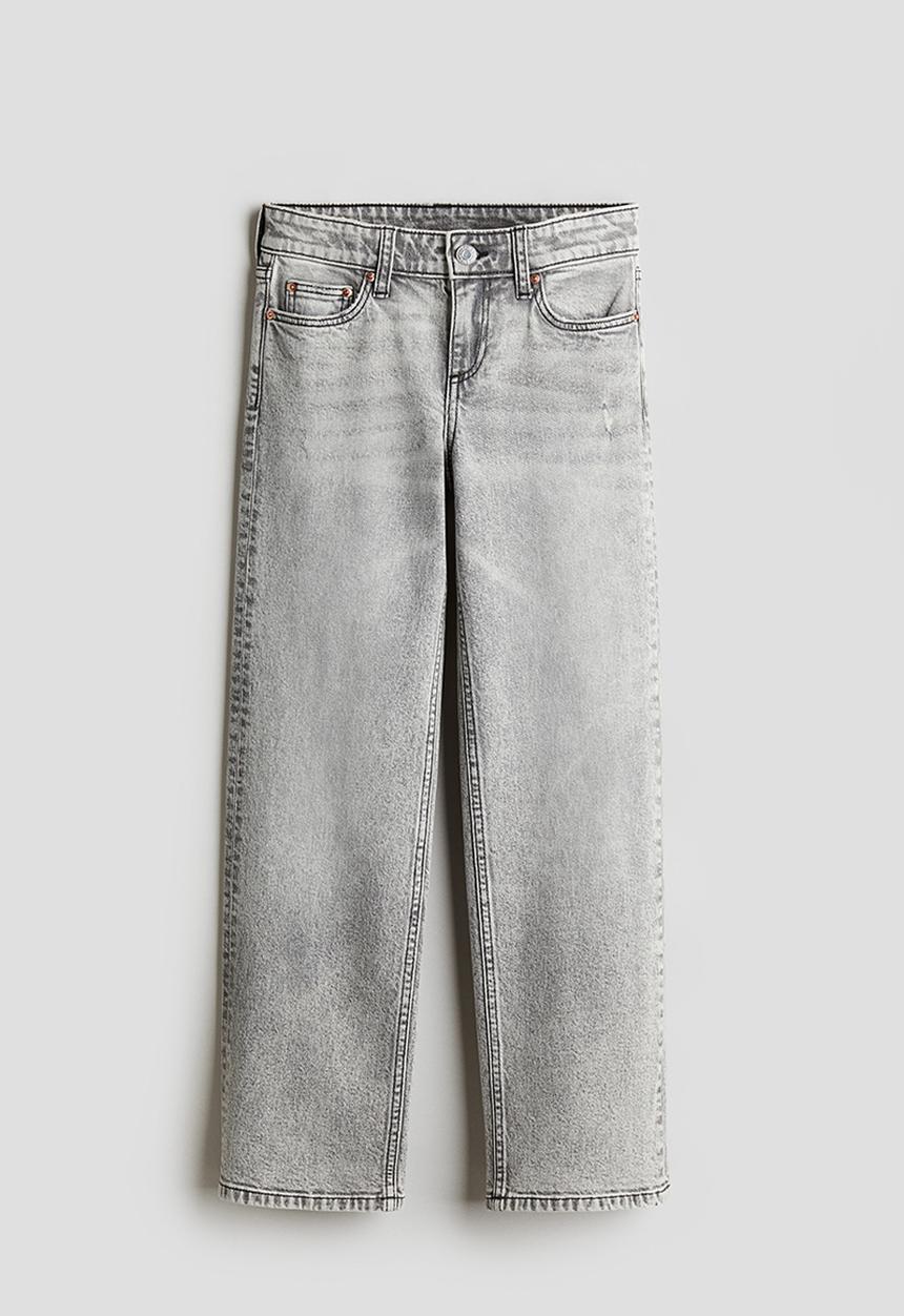 H&M - Straight leg jeans - light grey