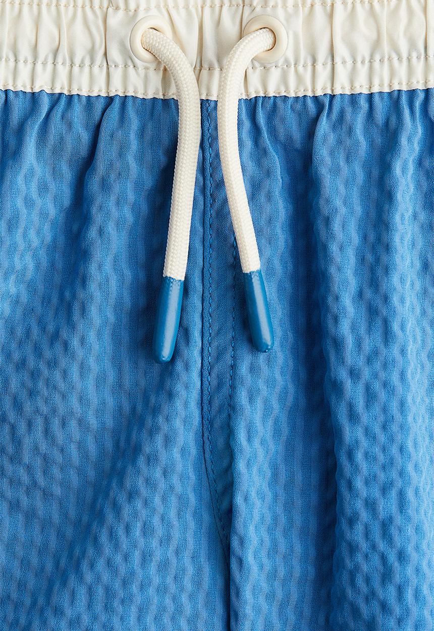 H&M - Seersucker swim shorts - bright blue