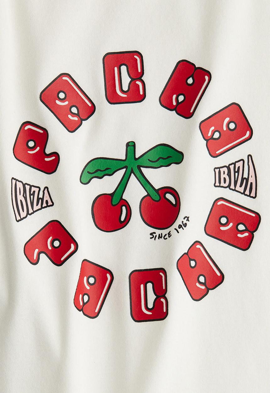 H&M - Printed t-shirt - white pacha