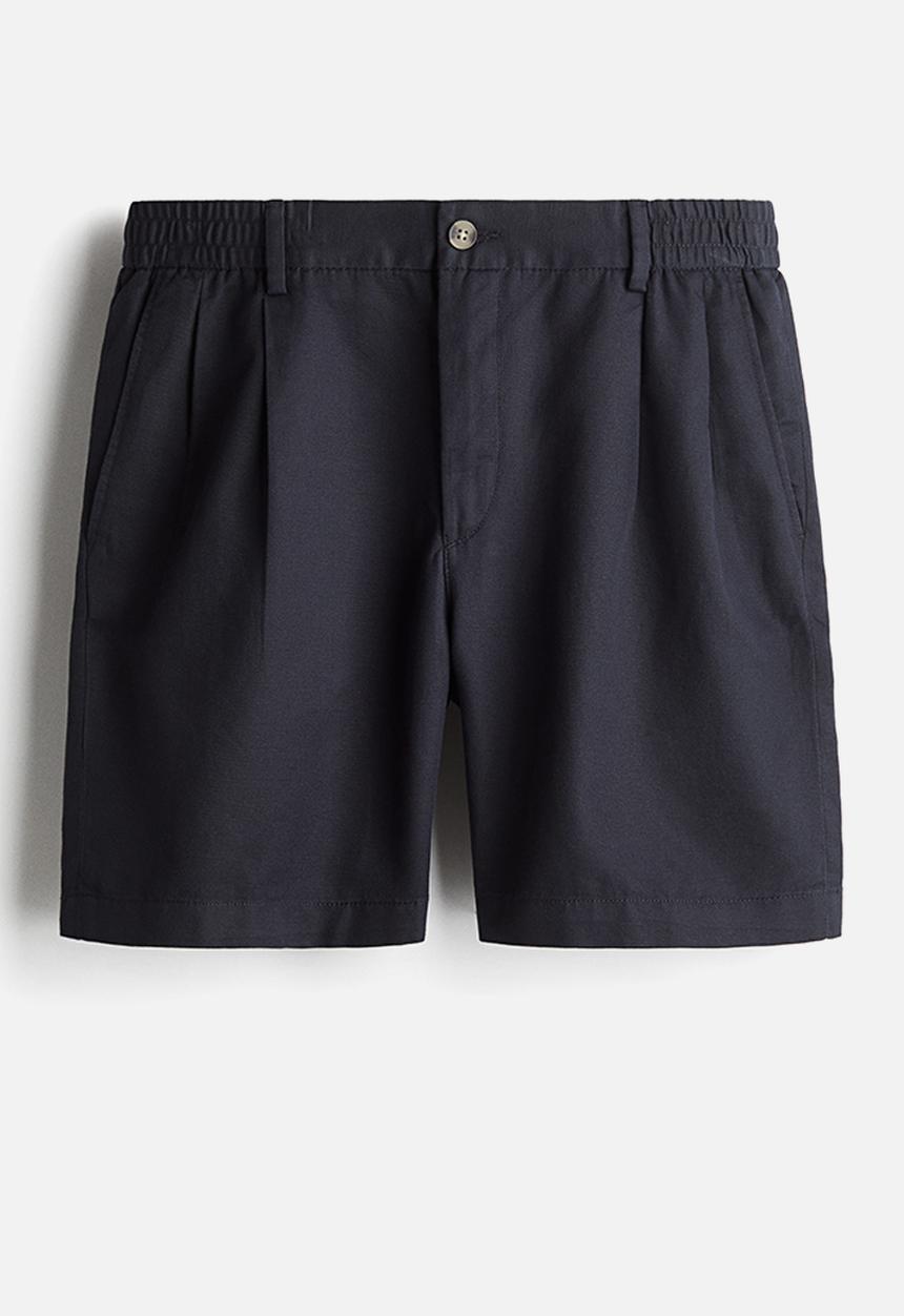 H&M - Regular fit chino shorts - navy blue