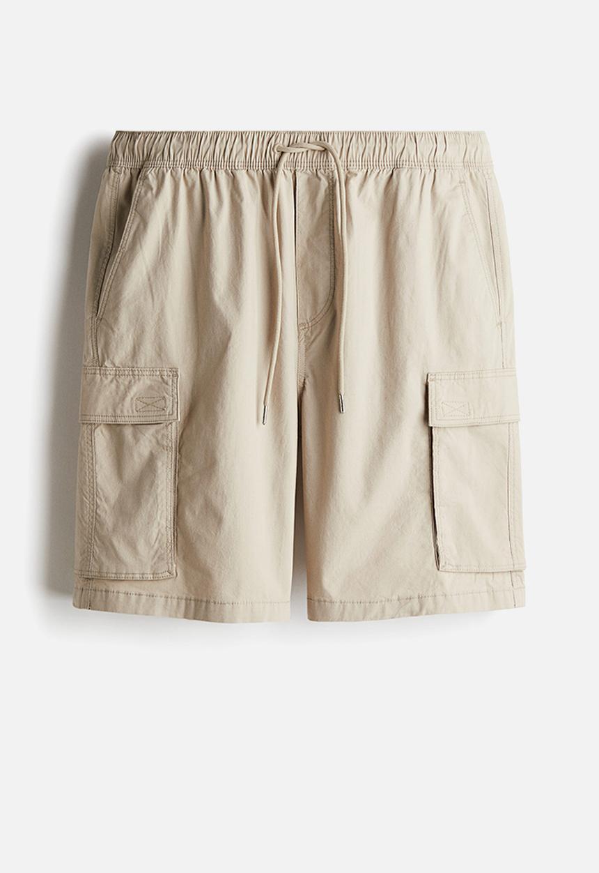H&M - Regular fit cargo shorts - beige