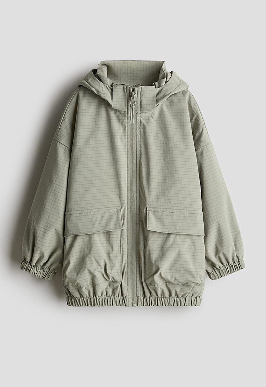H&M - Loose-fit windbreaker -light khaki green