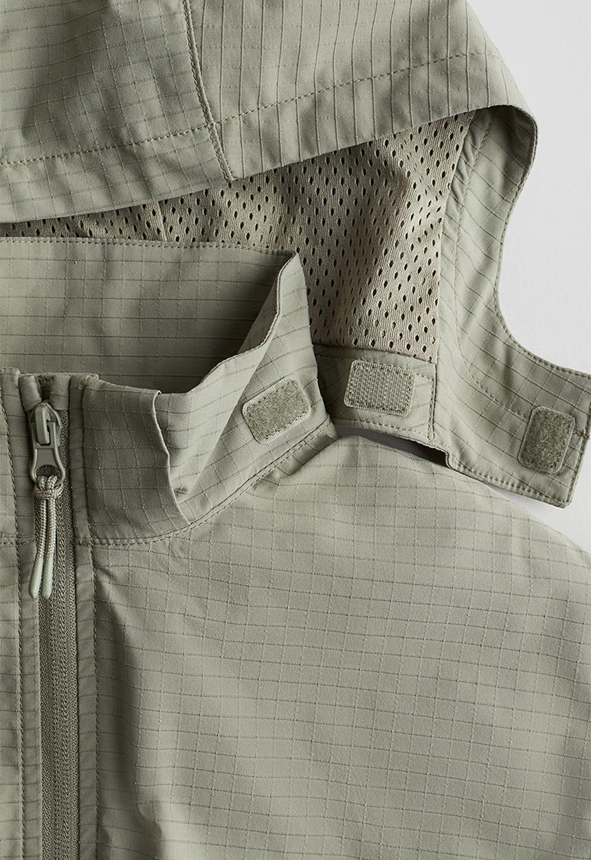 H&M - Loose-fit windbreaker -light khaki green