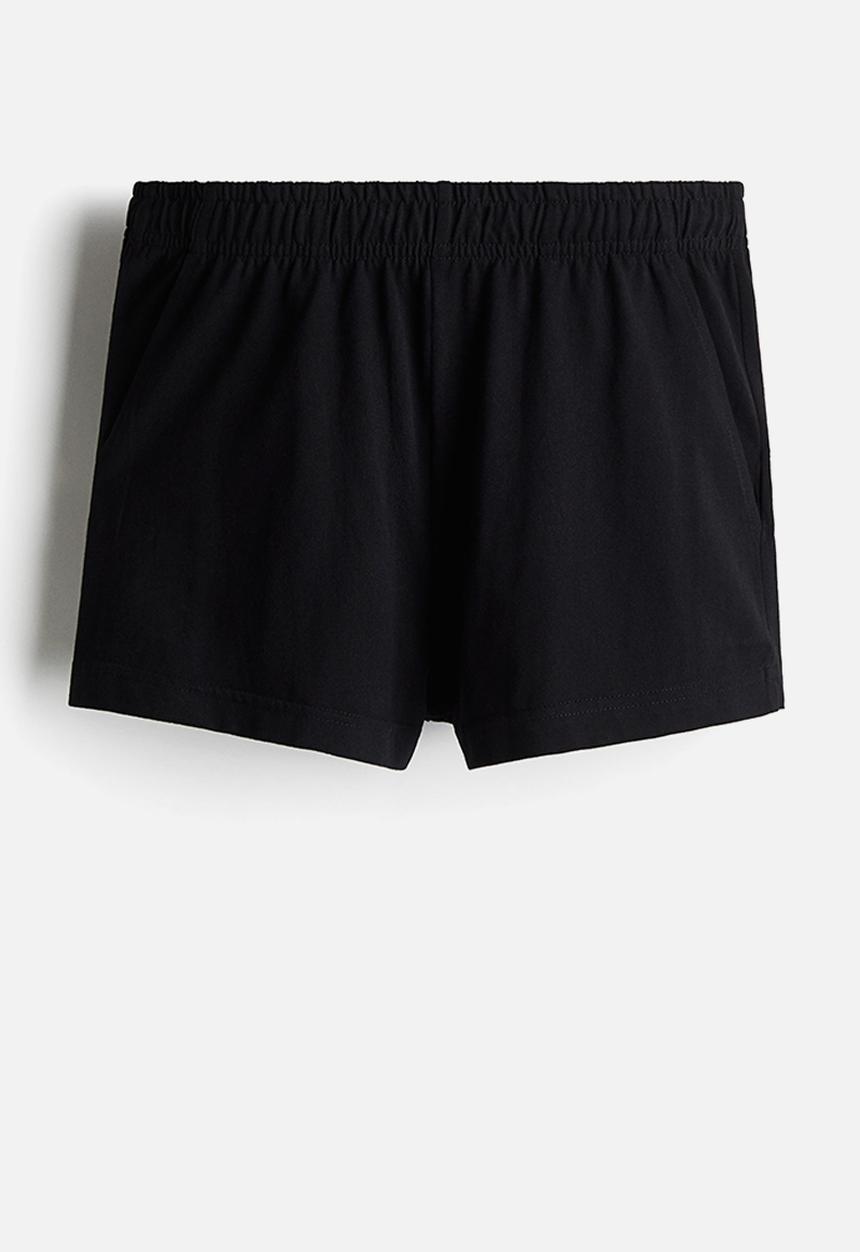 H&M - Cotton pull-on shorts - black