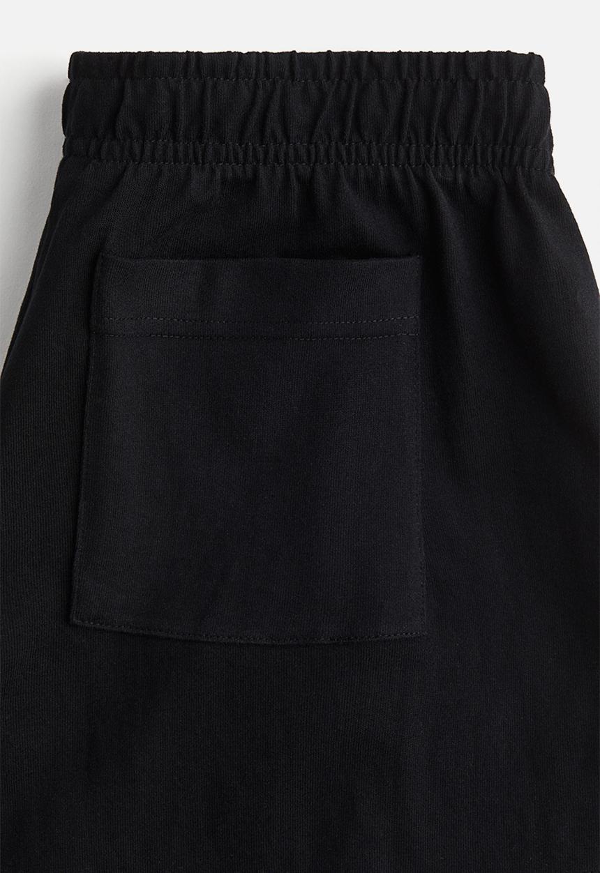 H&M - Cotton pull-on shorts - black