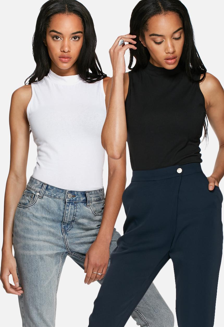 dailyfriday - Sleeveless turtle neck - 2 pack