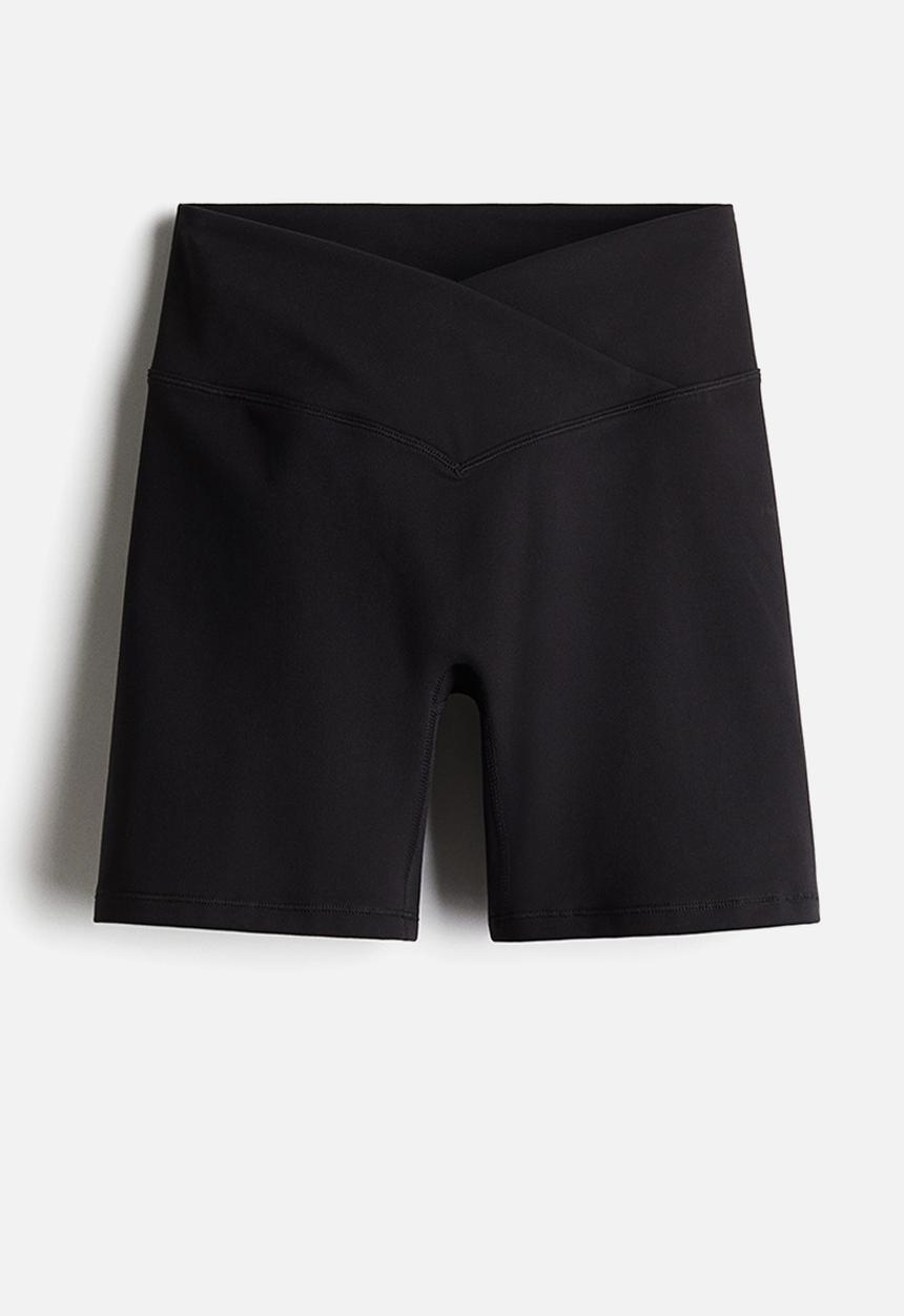 H&M - Sports cycling shorts with softmove™ - black