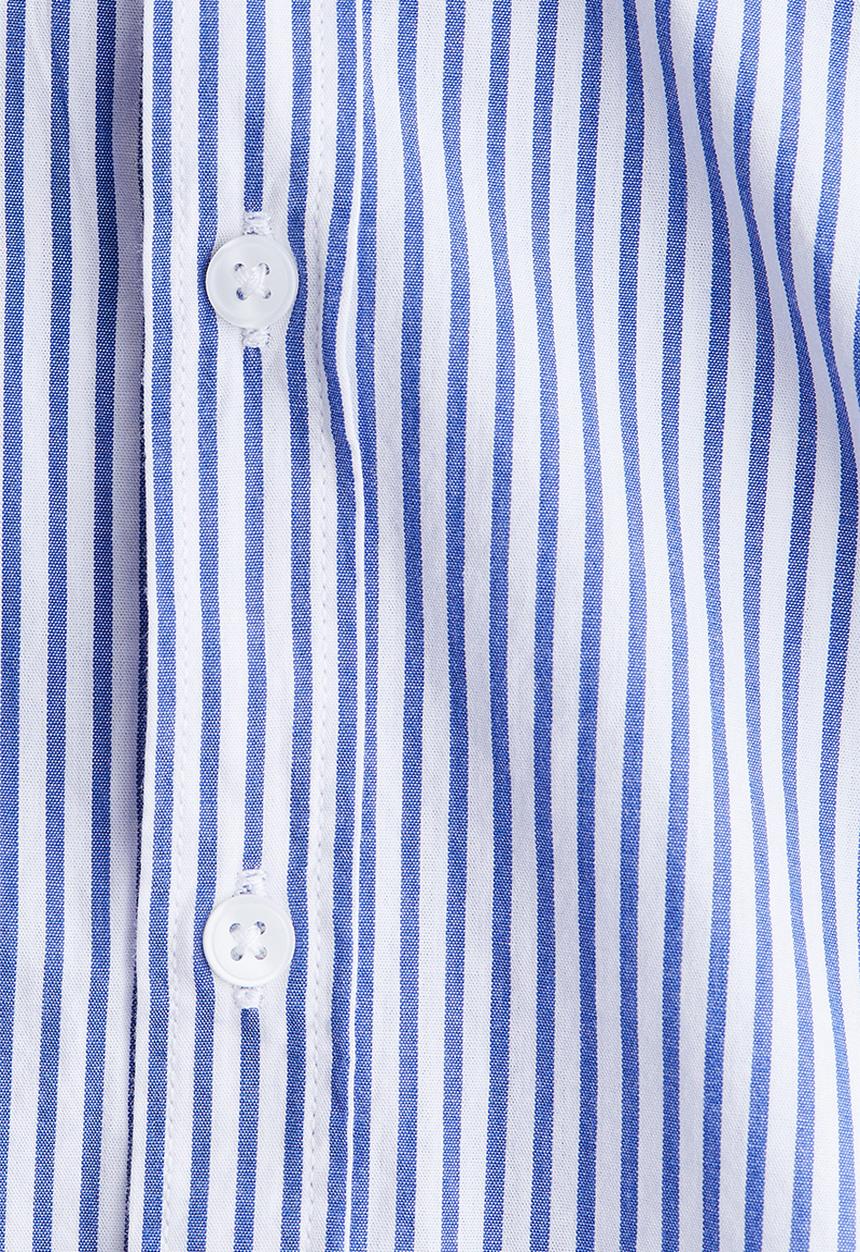 H&M - Cotton shirt - blue & white striped