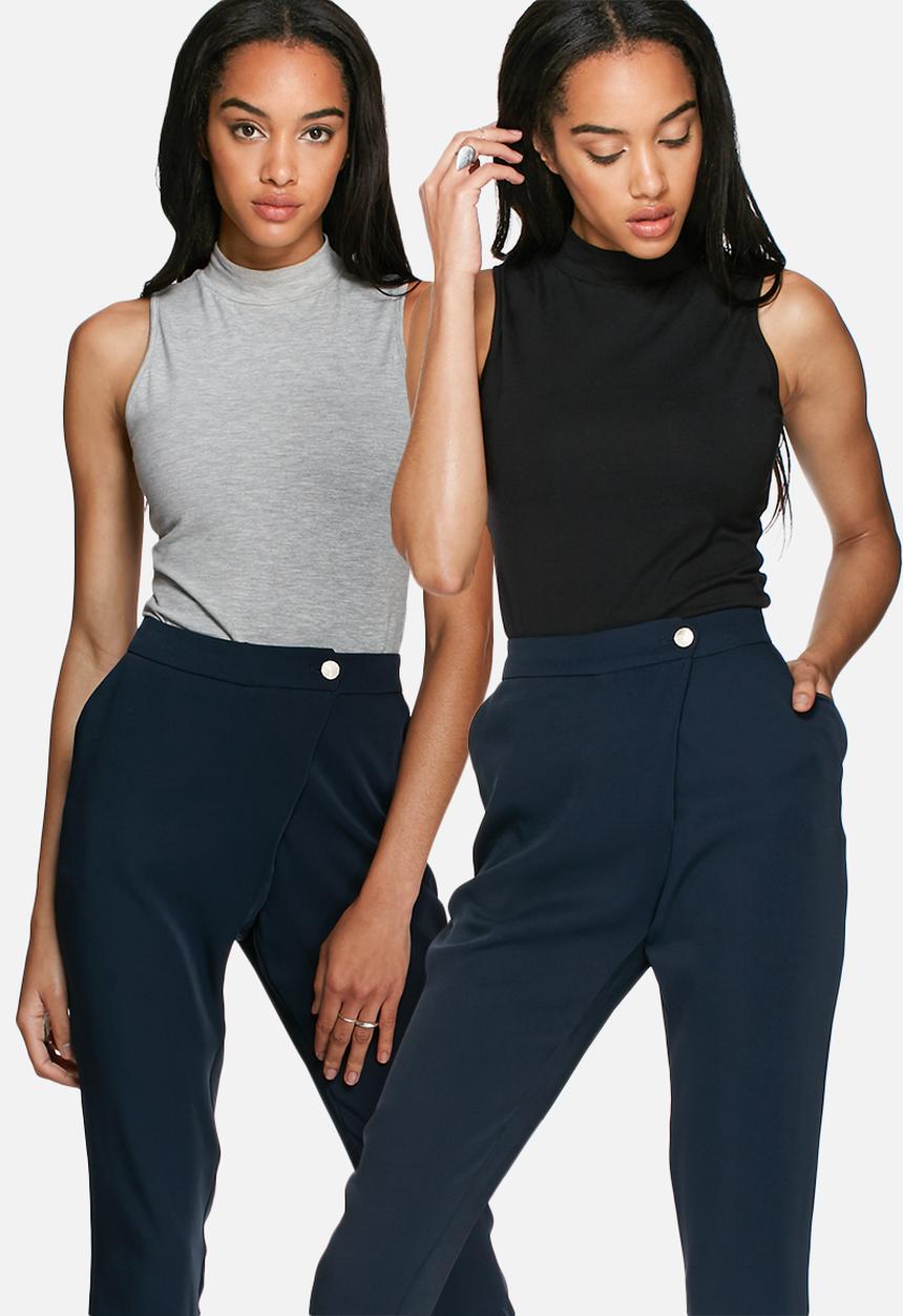 dailyfriday - Sleeveless turtle neck - 2 pack