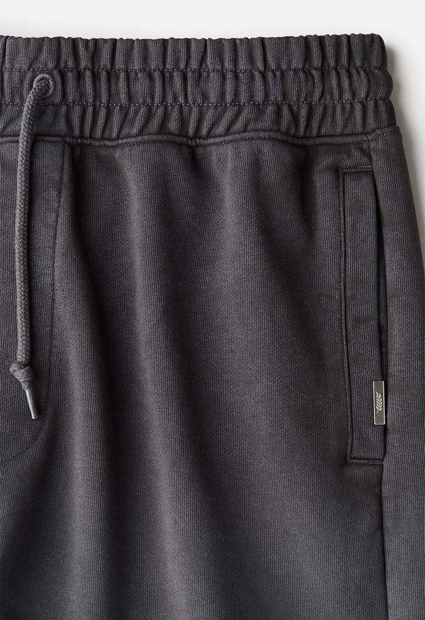 H&M - Relaxed fit cotton sweatshorts - dark grey