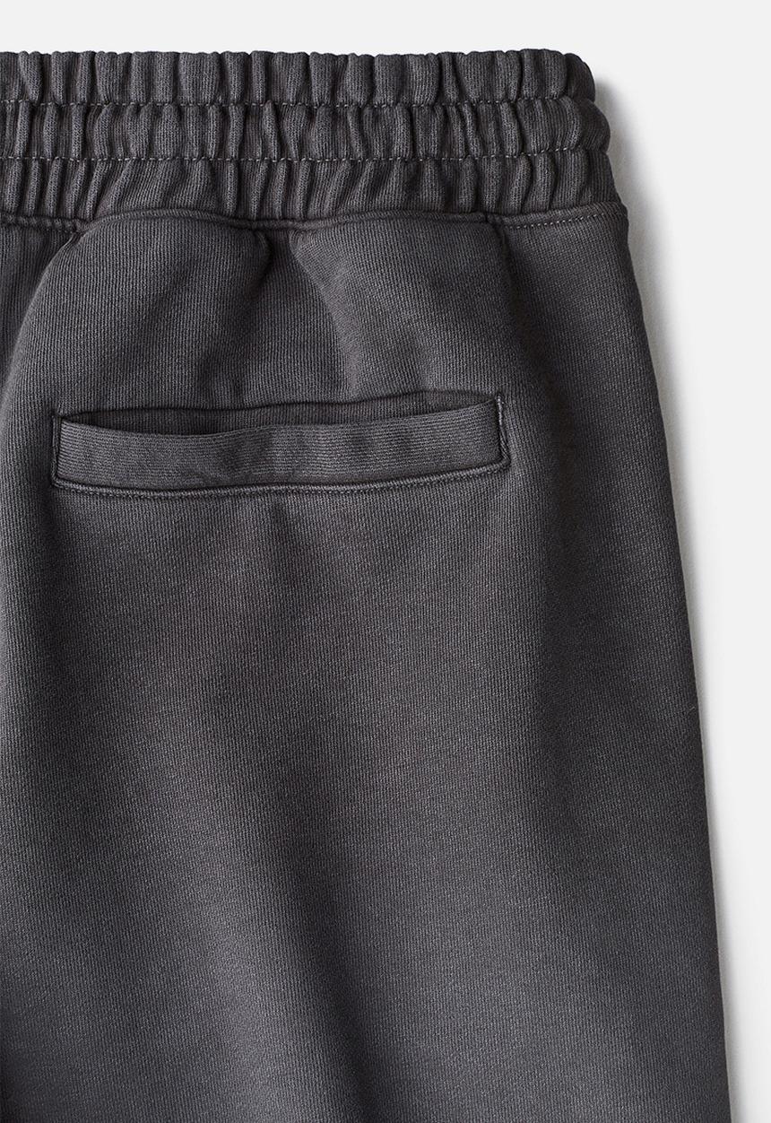 H&M - Relaxed fit cotton sweatshorts - dark grey