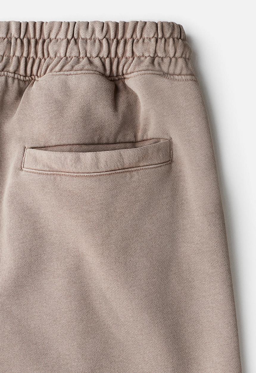 H&M - Relaxed fit cotton sweatshorts - beige