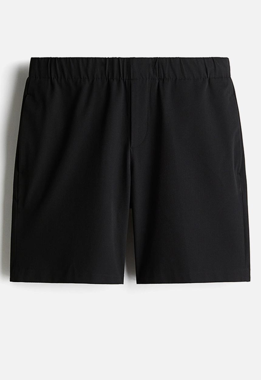 H&M - Relaxed fit shorts - black