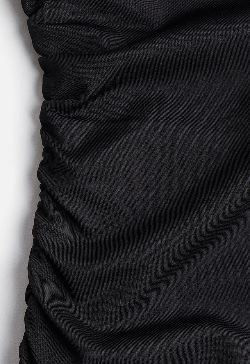 H&M - Draped dress - black