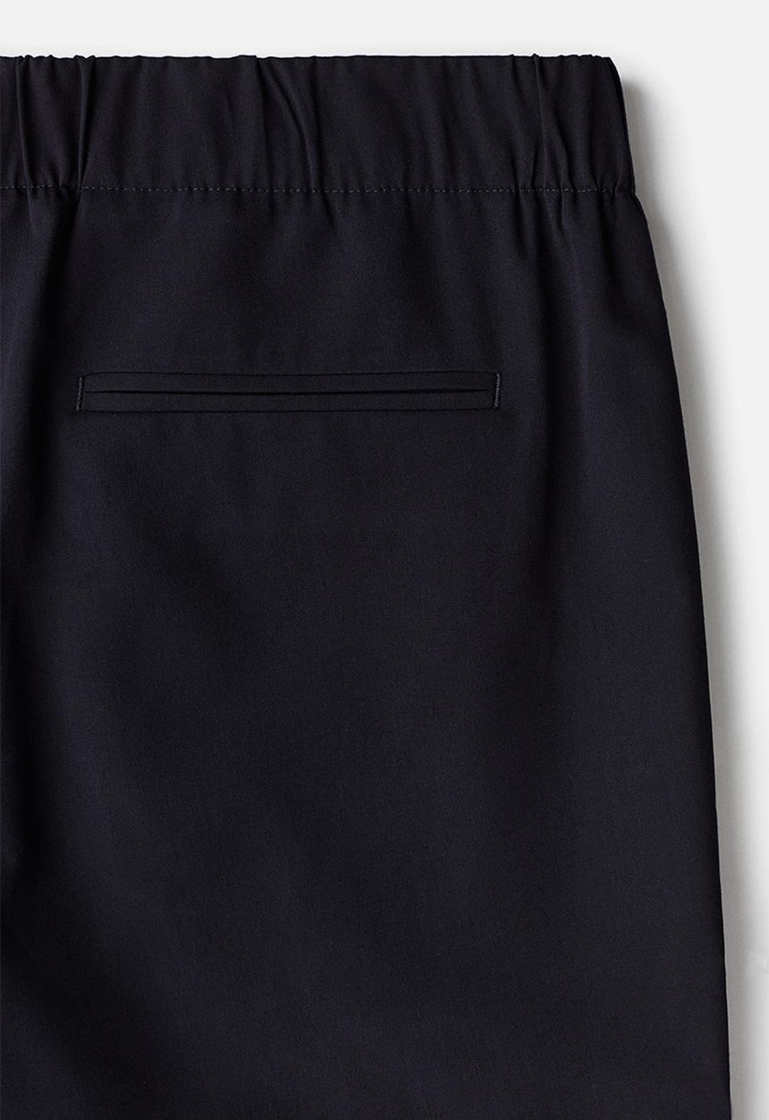H&M - Relaxed fit shorts - navy blue 
