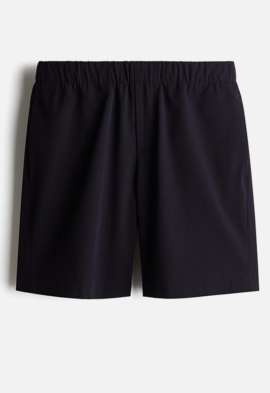 H&M - Relaxed fit shorts - navy blue 