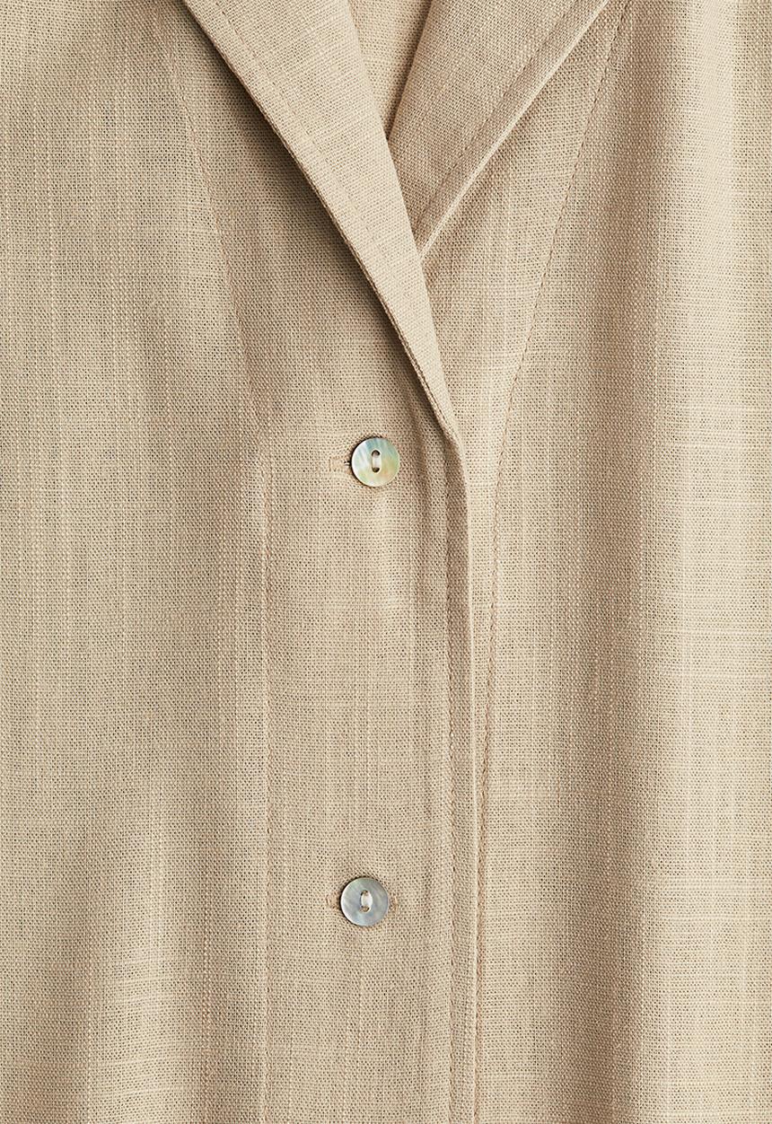 H&M - Loose-fit resort shirt - beige