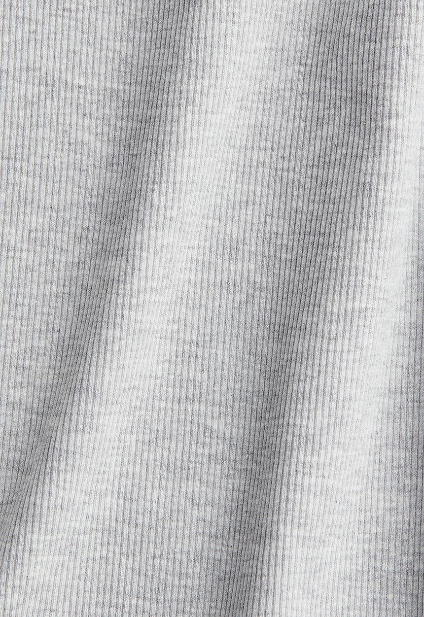 H&M - Ribbed off-the-shoulder top - grey marl