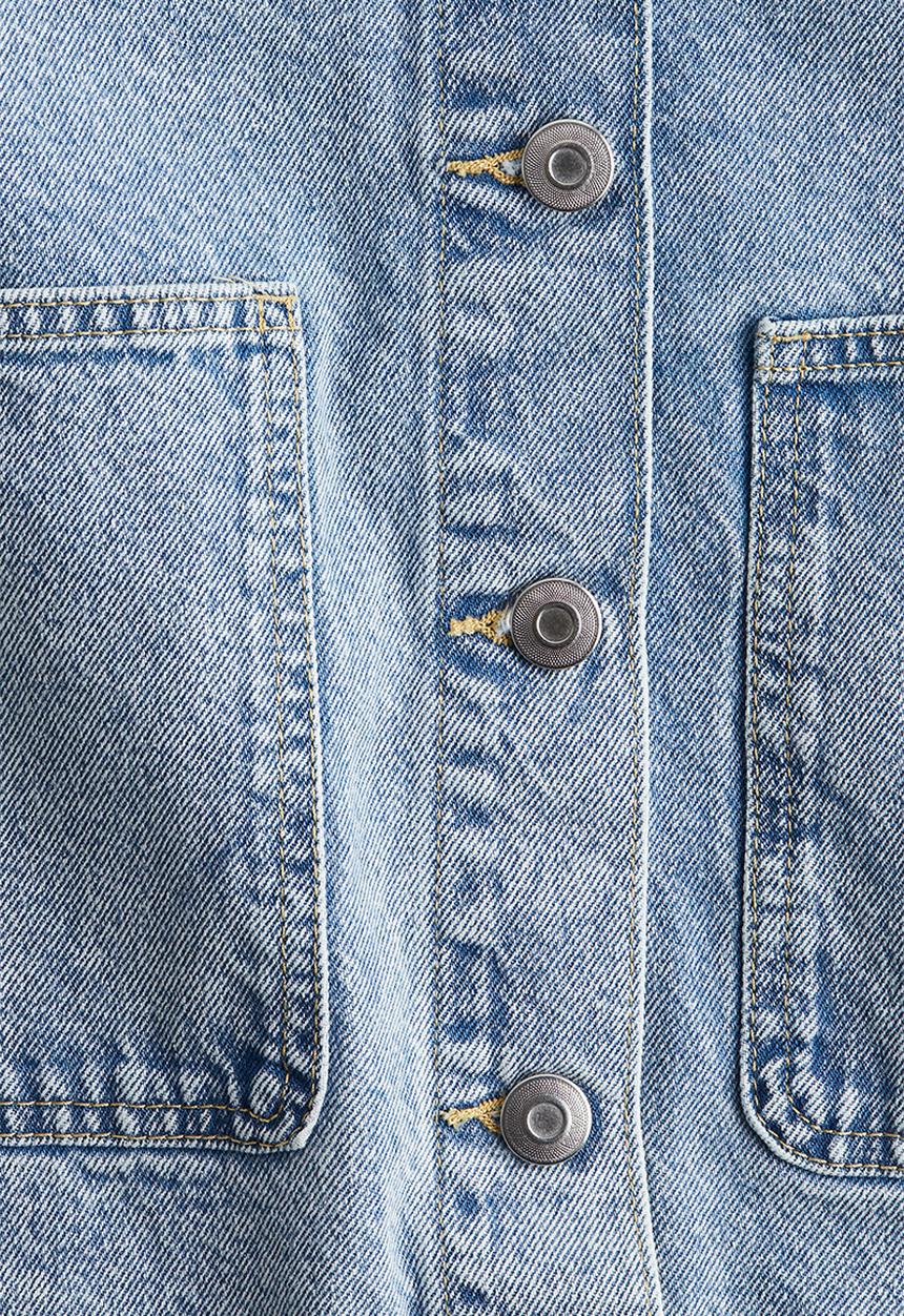H&M - Twill overshirt - light denim blue