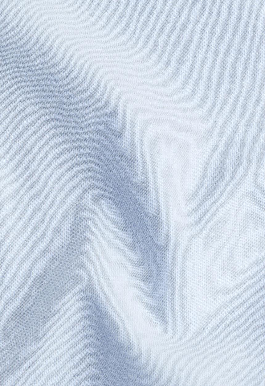 H&M - Cropped scoop-neck t-shirt - light blue