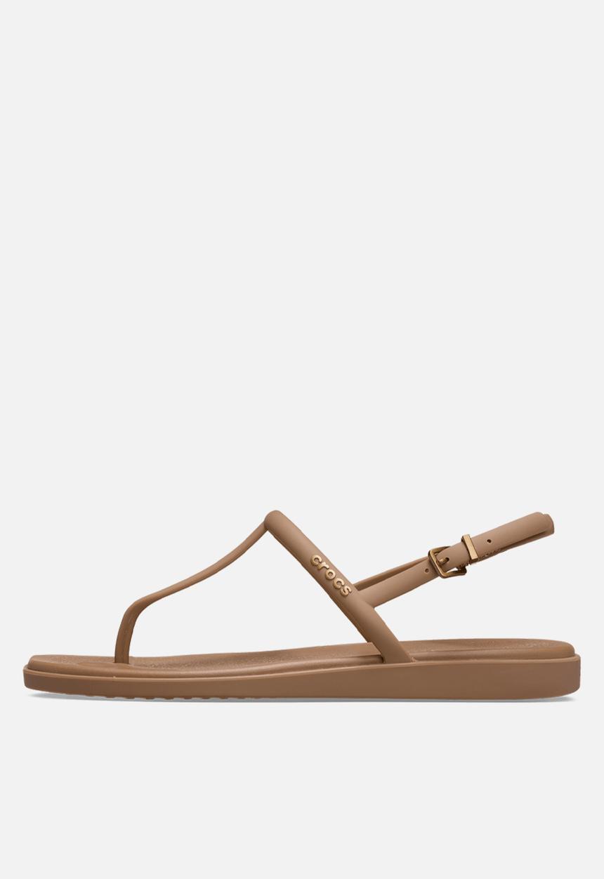 Crocs - Miami i thong flip-milk chocolate