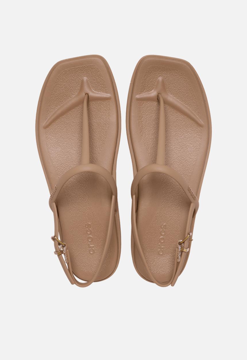 Crocs - Miami i thong flip-milk chocolate