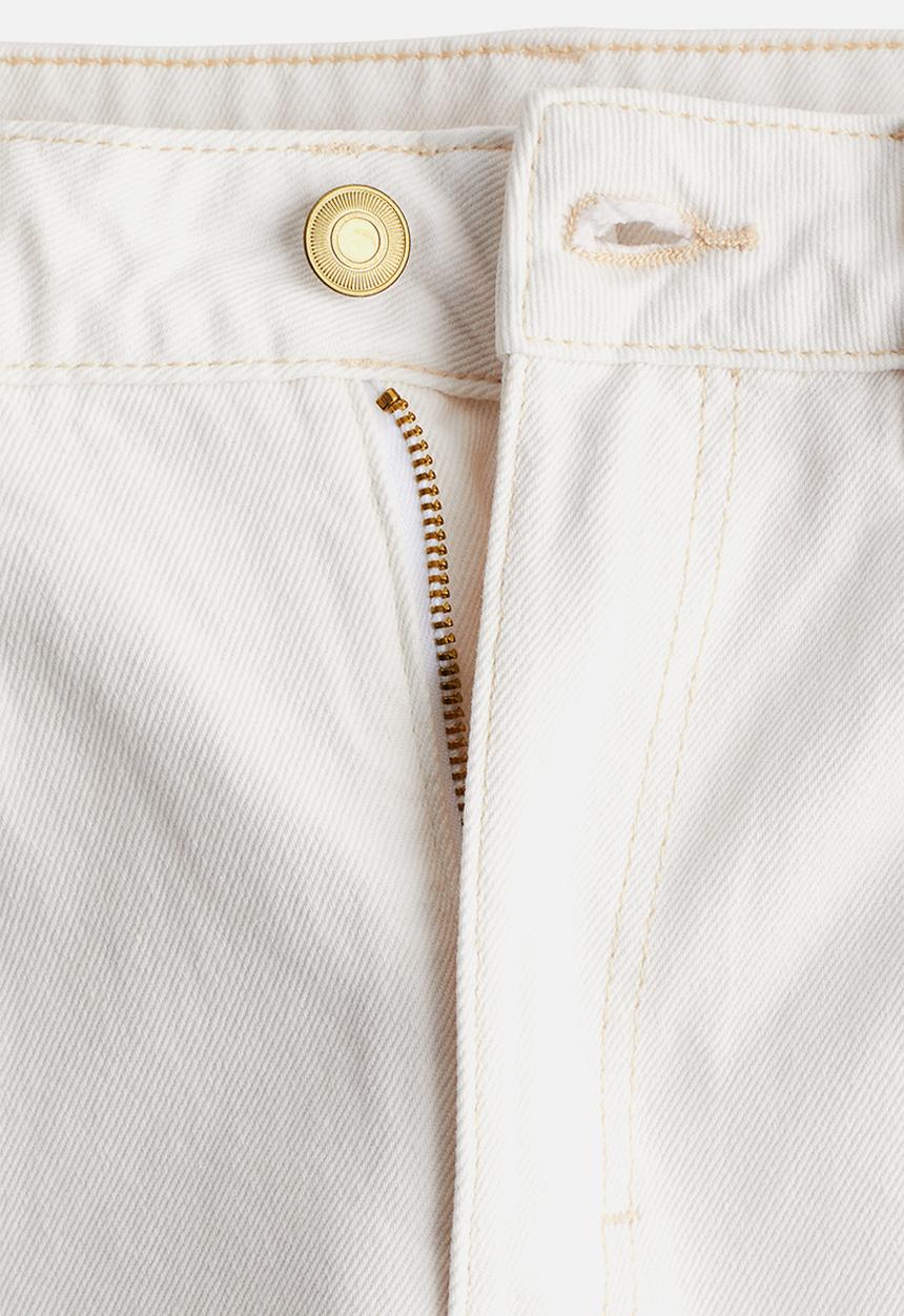 H&M - Wide ultra high jeans - white