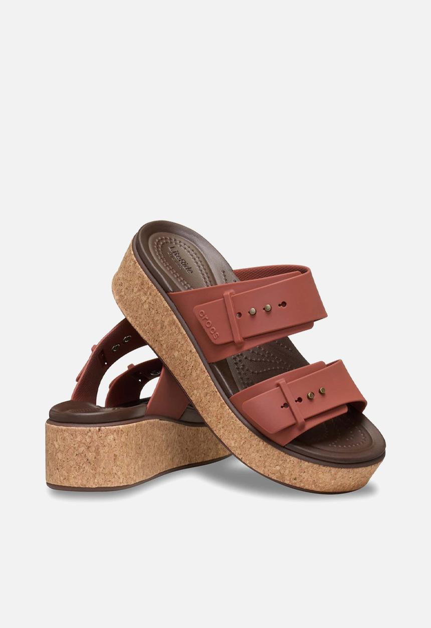 Crocs - Brooklyn klyn cork buckle - rust