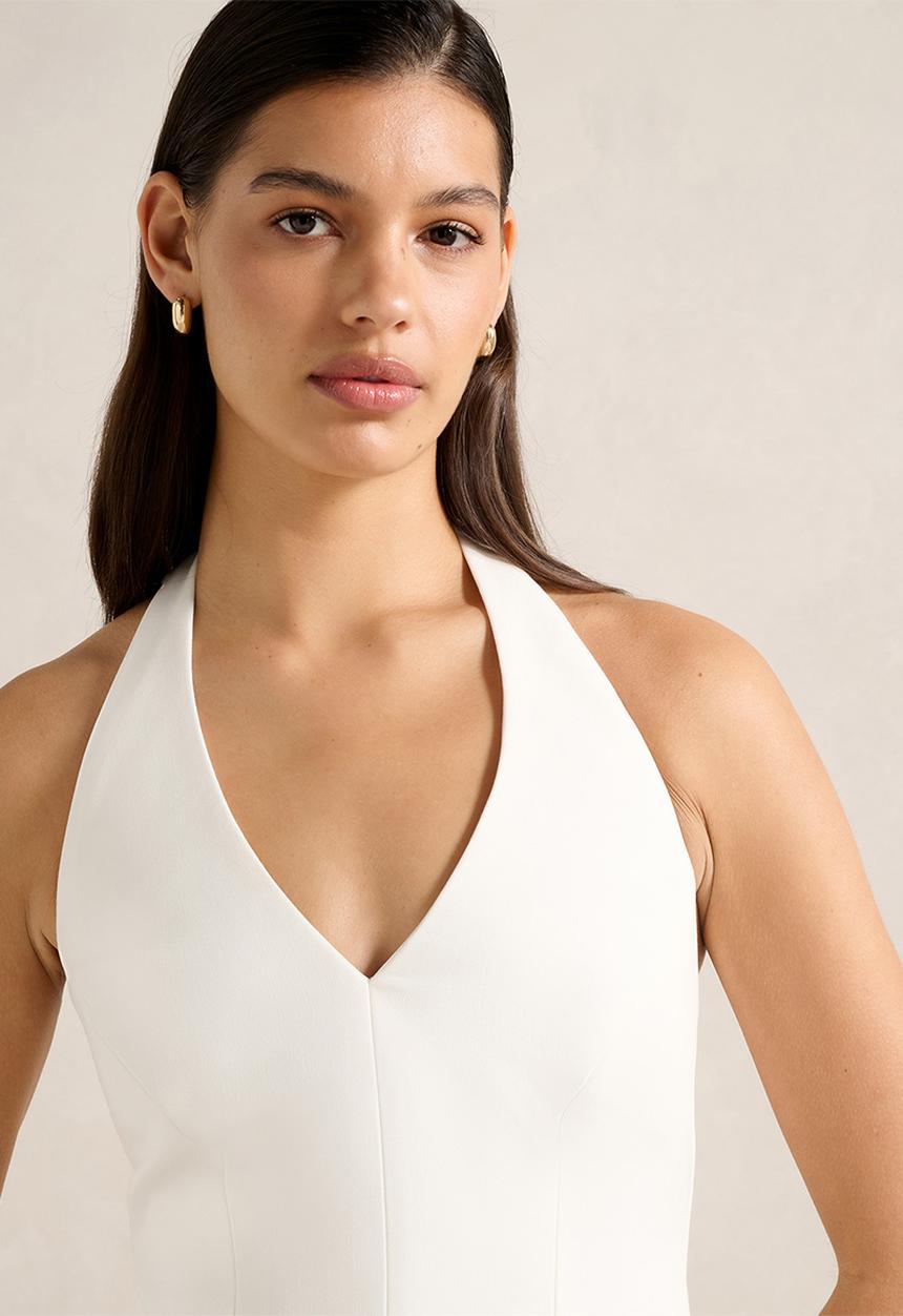 Forever New - Riley Structured Halter Mini Dress
