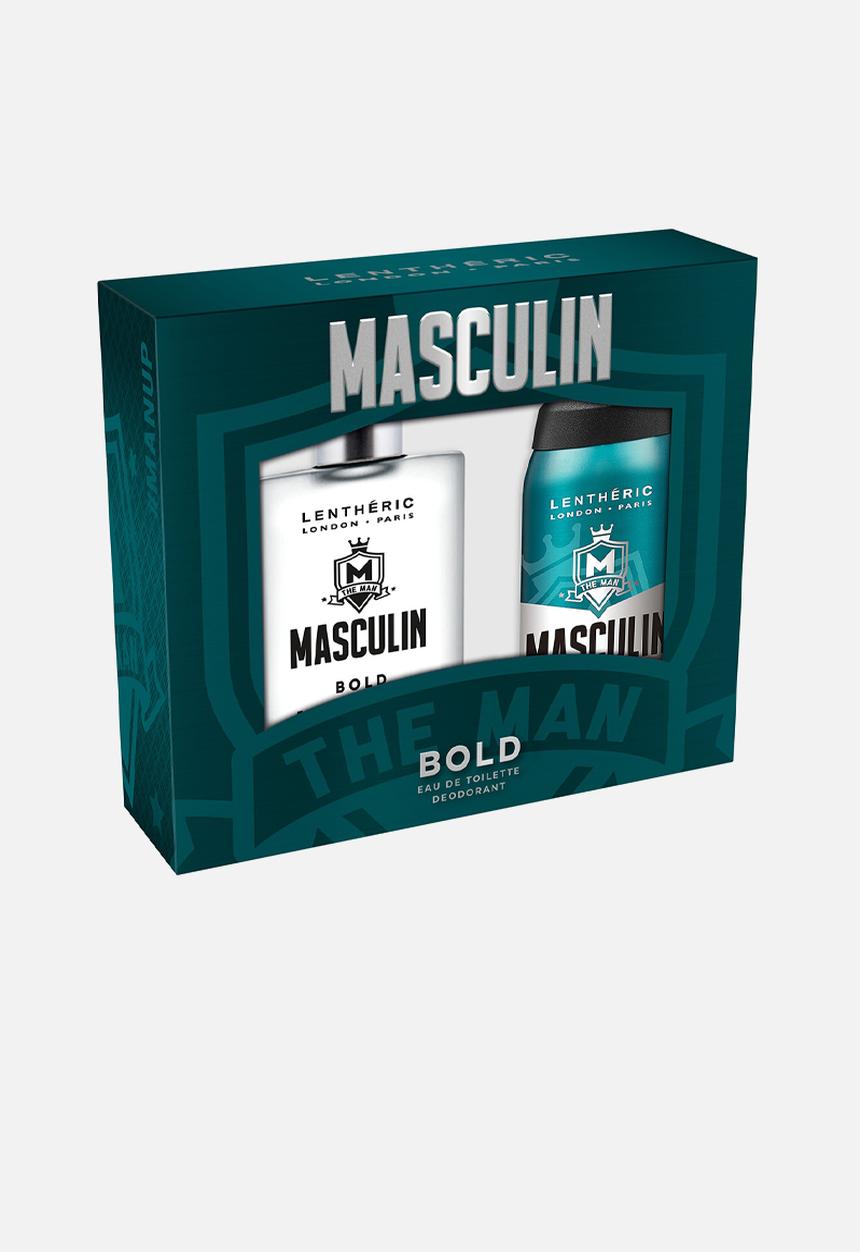Lentheric  - Lentheric Masculin Bold Edt Gift Set - 100ml