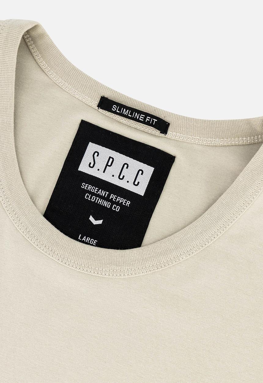 S.P.C.C - Copeland Tee  - Slimline Fit Signature Tees Parchment