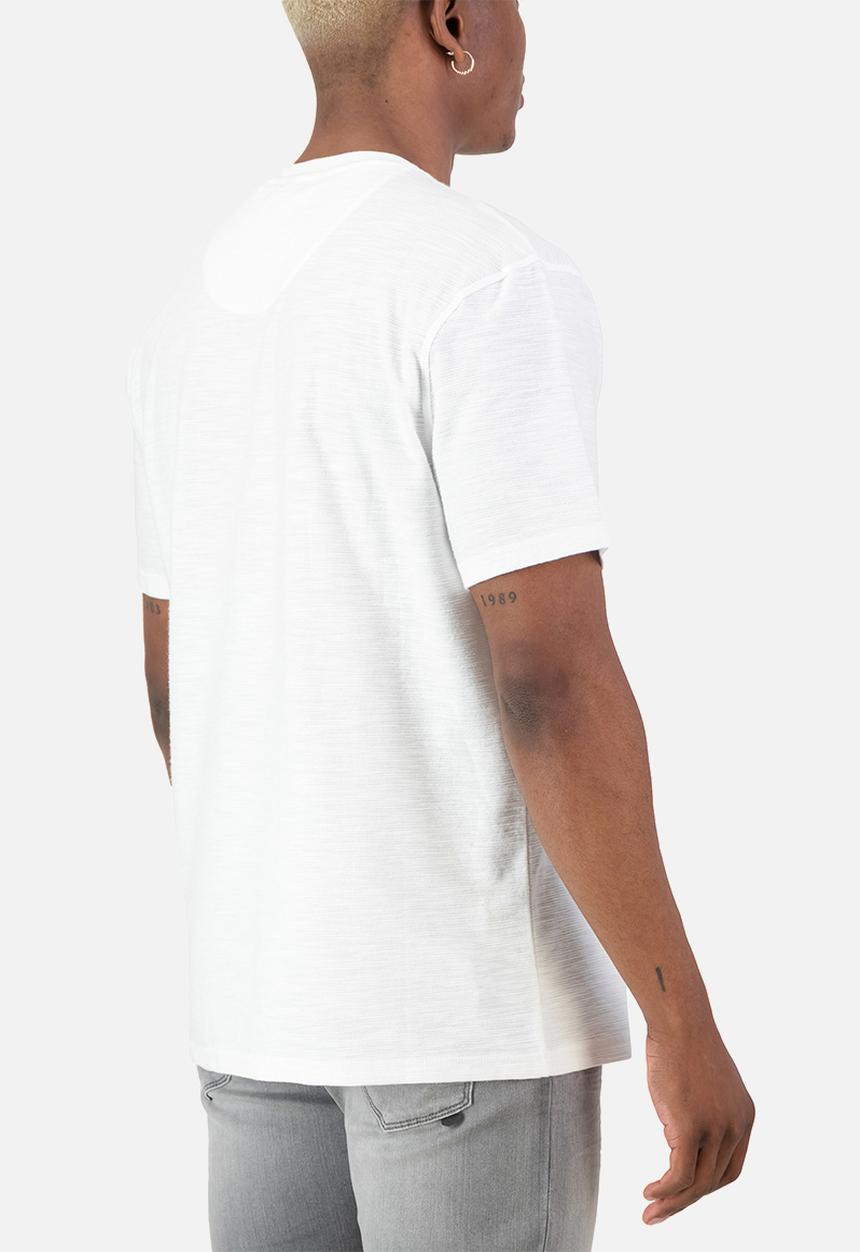 S.P.C.C - Hexum Tee  - White Relaxed Fit Fashion Tees Optical White