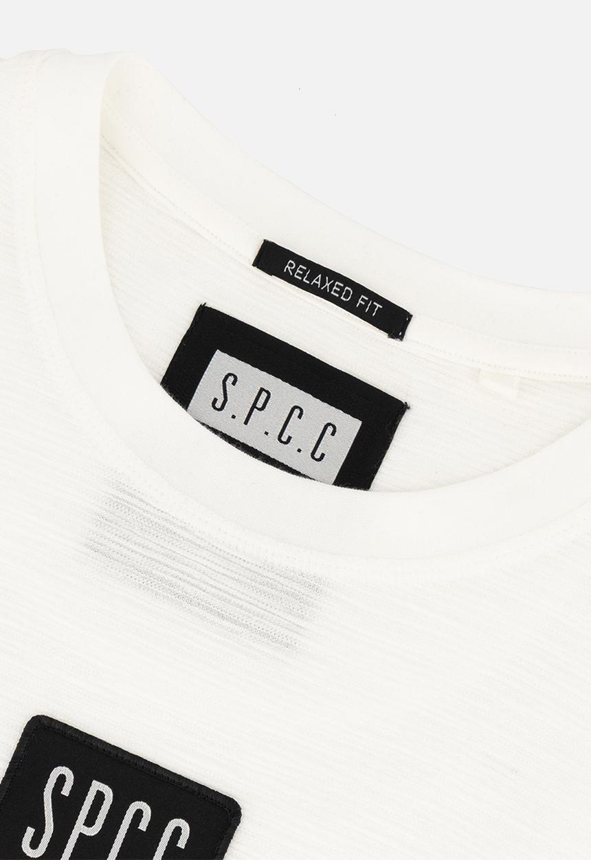 S.P.C.C - Hexum Tee  - White Relaxed Fit Fashion Tees Optical White